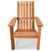 homestead cedarworks adirondack easybac wooden outdoor chair front