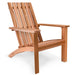 homestead cedarworks adirondack easybac wooden outdoor chair main