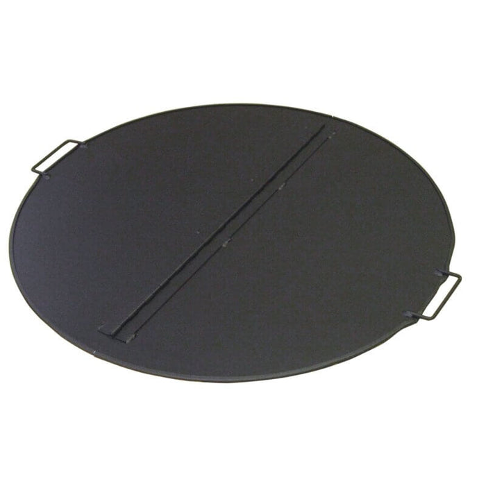 Master Flame Square and Round Folding Fire Pit Cover, Stainless Steel - Round