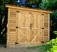 Cedarshed Leanto Double Door 8x3