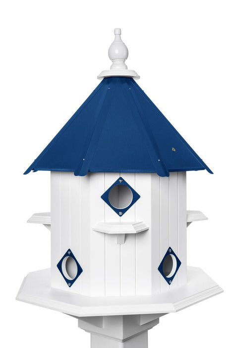 cobalt blue birstead birdhouse castle martin