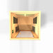 Golden Designs Dynamic Avila 1-2-person Infrared Sauna with Low EMF in Canadian Hemlock - Top View