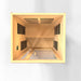 Golden Designs Dynamic Cordoba 2-person Infrared Sauna with Low EMF in Canadian Hemlock - Top View