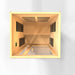Golden Designs Dynamic Elite Cordoba 2-person Infrared Sauna with Ultra Low EMF in Canadian Hemlock - Top View