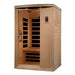 Golden Designs Dynamic Venice Elite 2-person Infrared Sauna with Ultra Low EMF in Canadian Hemlock - Side View