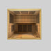 Golden Designs Dynamic Lugano 3-person Infrared Sauna with Low EMF in Canadian Hemlock - Top View