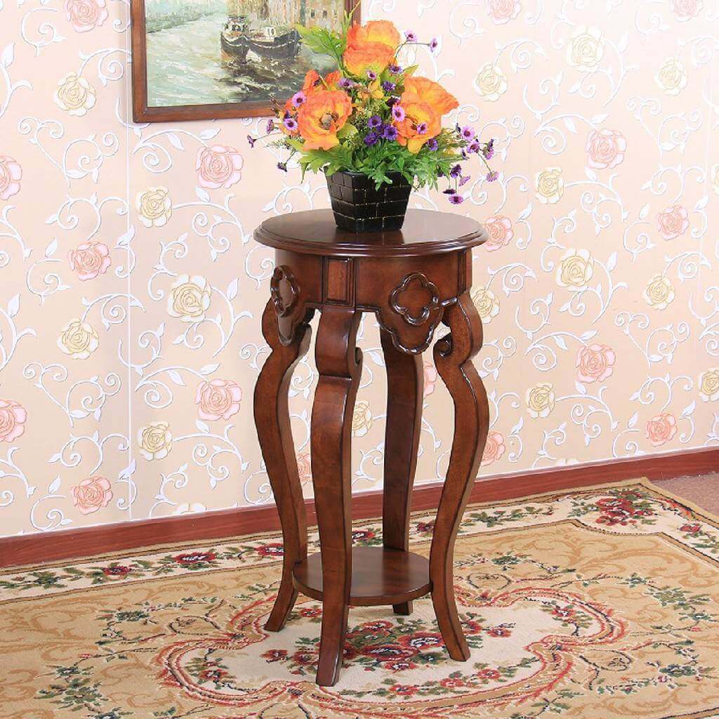 decorative plant stand indoor Homestead CedarWorks Decorative Plant Stand Indoor