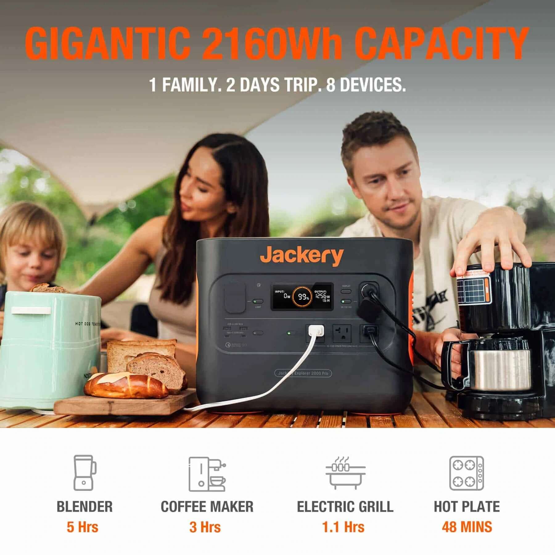 2000W Power Station | Jackery Explorer 2000 Pro