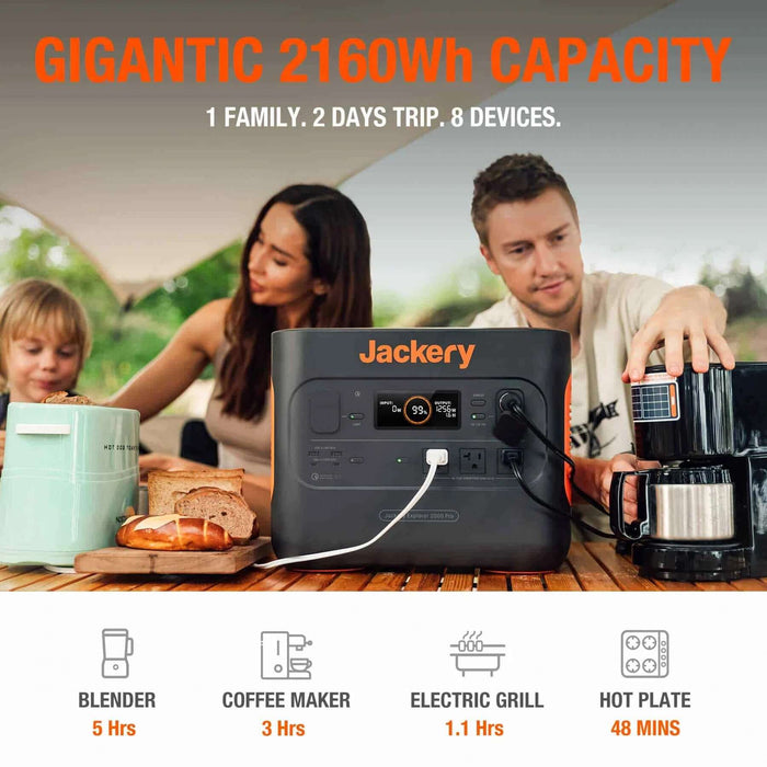Jackery Explorer 2000 Pro Portable Power Station - Power Source