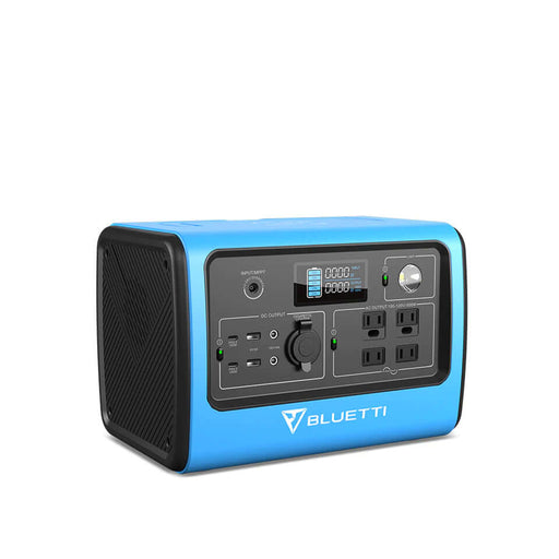 BLUETTI EB70S Portable Power Station | 800W 716Wh - Full View Blue