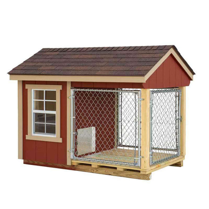 Shed Used Dog Houses For Sale 4x7 Dog Kennel EZ-Fit Kennel With Run