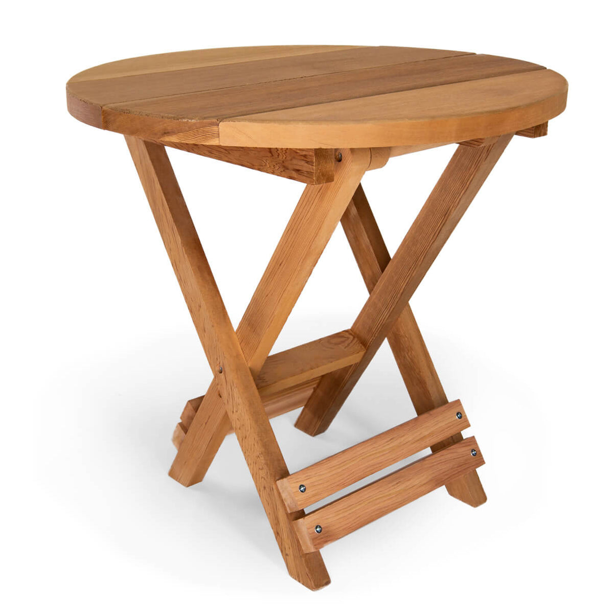 Wooden Andy Folding Side Table | Homestead CedarWorks