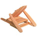 homestead cedarworks wooden adirondack chair foldable folded