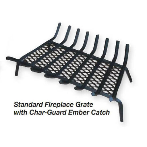 Fireplace-Grate-Carbon-Steel-with-Char-Guard