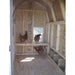 Little Cottage Company - Gambrel Barn Chicken Coop Kit with Floor Kit - Inside View