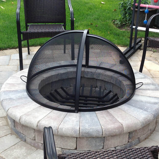Master Flame Fire Pit Screen Pivot Model - Hybrid Steel - Outoor