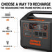 Jackery explorer 1500 portable power station way to recharge