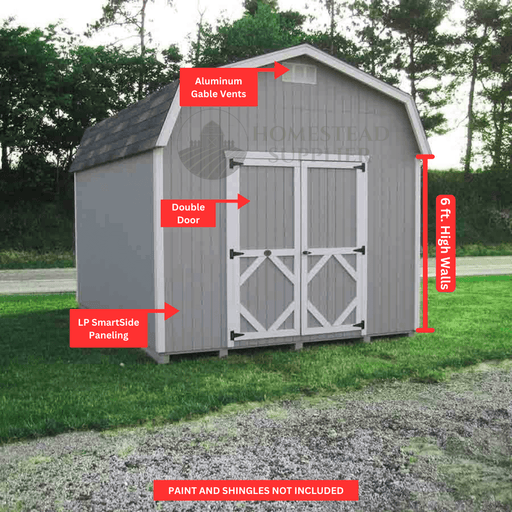 Value Gambrel Shed Kit Little Cottage Company