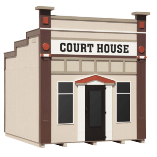 Little Cottage Company Court House Playhouse Kit
