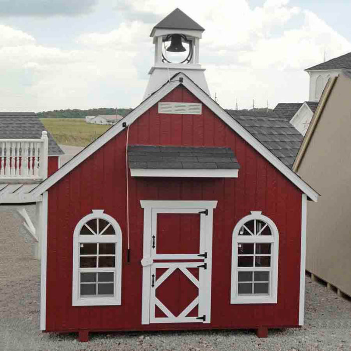 Stratford Schoolhouse Playhouse Kit - Front View