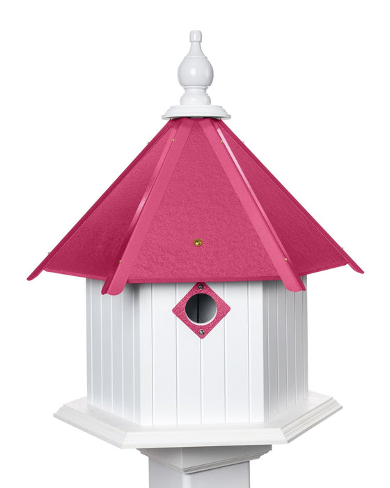 pink birdstead birdhouse gardenia bird house