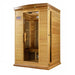 Golden Designs Maxxus 2-Person Infrared Sauna with Near Zero EMF in Canadian Red Cedar - Side View
