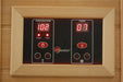 Golden Designs Maxxus 2-Person Infrared Sauna with Near Zero EMF in Canadian Red Cedar - Controls