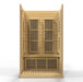 Golden Designs - Maxxus 2-Person FAR Infrared Sauna with Low EMF in Canadian Hemlock - Inside View