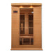 Golden Designs - Maxxus 2-Person FAR Infrared Sauna with Low EMF in Canadian Hemlock - Front View