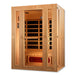 Golden Designs - Maxxus "Trinity" Dual Tech 3-Person FAR Infrared Sauna Low EMF in Canadian Hemlock - Side View