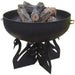 Maste-Flame-Round-Fire-Pit-Bowl-With-Black-Swan-Base-and-Grate-Main