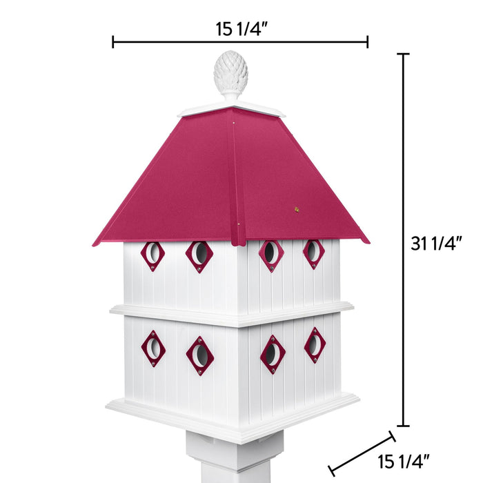 birdstead birdhouse manor bird house dimensions