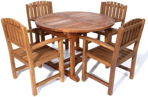    Oval-Extension-Table-Dining-Chair-Set