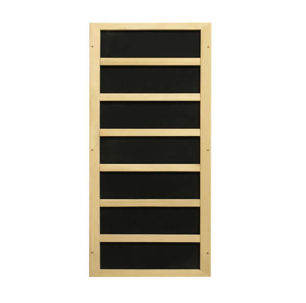 Golden Designs Dynamic Bergamo 4-person Infrared Sauna with Low EMF in Canadian Hemlock - Panel