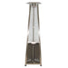 Natural Gas Pyramid Patio Heater - Stainless Steel - Internal