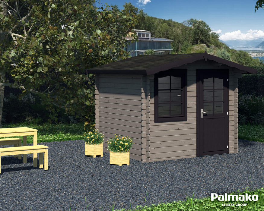 Palmako-cabin-Emma-4.6-m2-grey_black_wb