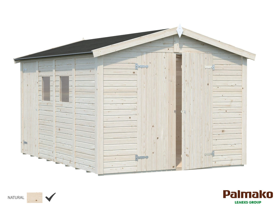 Palmako-shed-Dan-9.9-m2-NATURAL