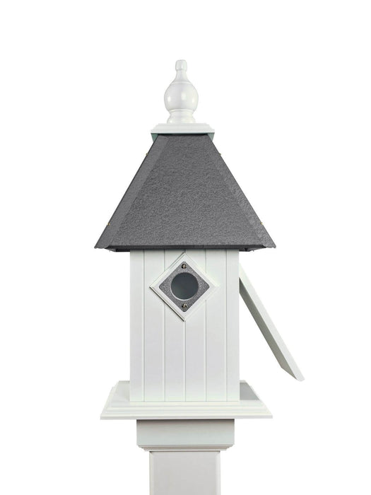 gray birdstead birdhouse cathedral bird house