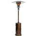 Natural Gas Real Flame Patio Heater - Antique Bronze - Full View