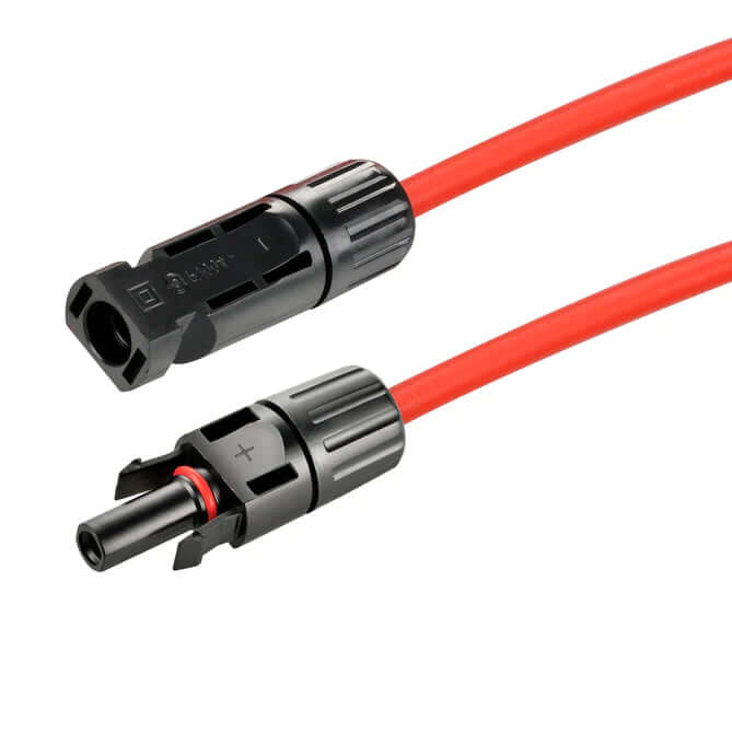 10 Gauge 50 Feet Solar Extension Cable Red
