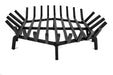 Master Flame Round Fire Pit Grate, Stainless Steel - Front View