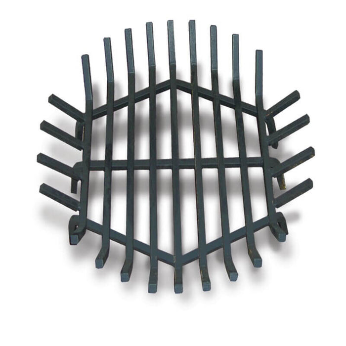 Master Flame Round Fire Pit Grate, Stainless Steel - Top View