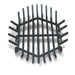 Master Flame Round Fire Pit Grate, Stainless Steel - Top View