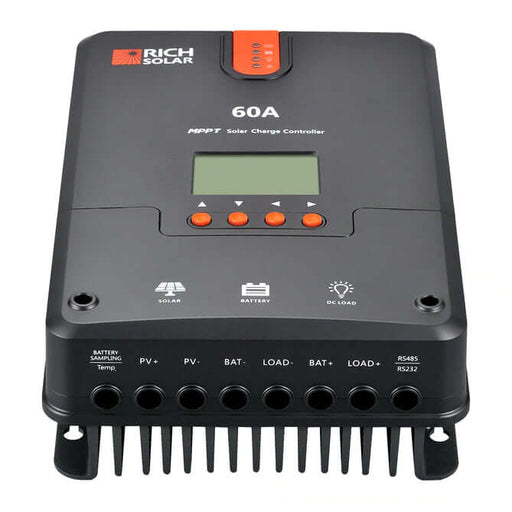 60 Amp MPPT Solar Charge Controller - Full View