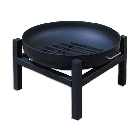 Round-Fire-Pit-Bowl-With-Four-Leg-Base-Square-and-Grate