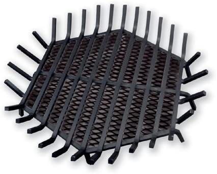 Round-Fire-Pit-Grate-Carbon-Steel-With-Char-Guard