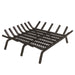 Master Flame Square Fire Pit Grate, Stainless Steel with Char-Guard - Full View