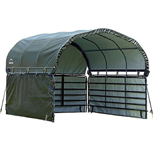 ShelterLogic Corral Shelter Green Enclosure Kit - (1) End Panel and (3) Side Panels