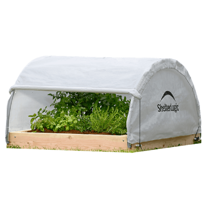 ShelterLogic GrowIT Backyard Raised Bed Round Greenhouse
