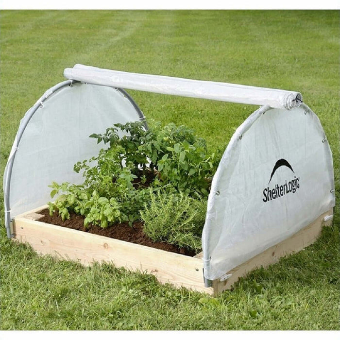ShelterLogic GrowIT Backyard Raised Bed Round Greenhouse